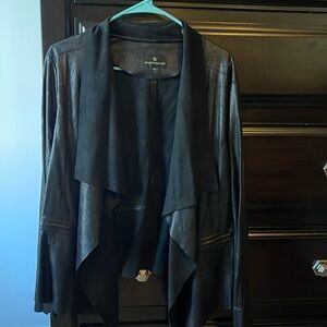 Worthington Suede Drape front Jacket
